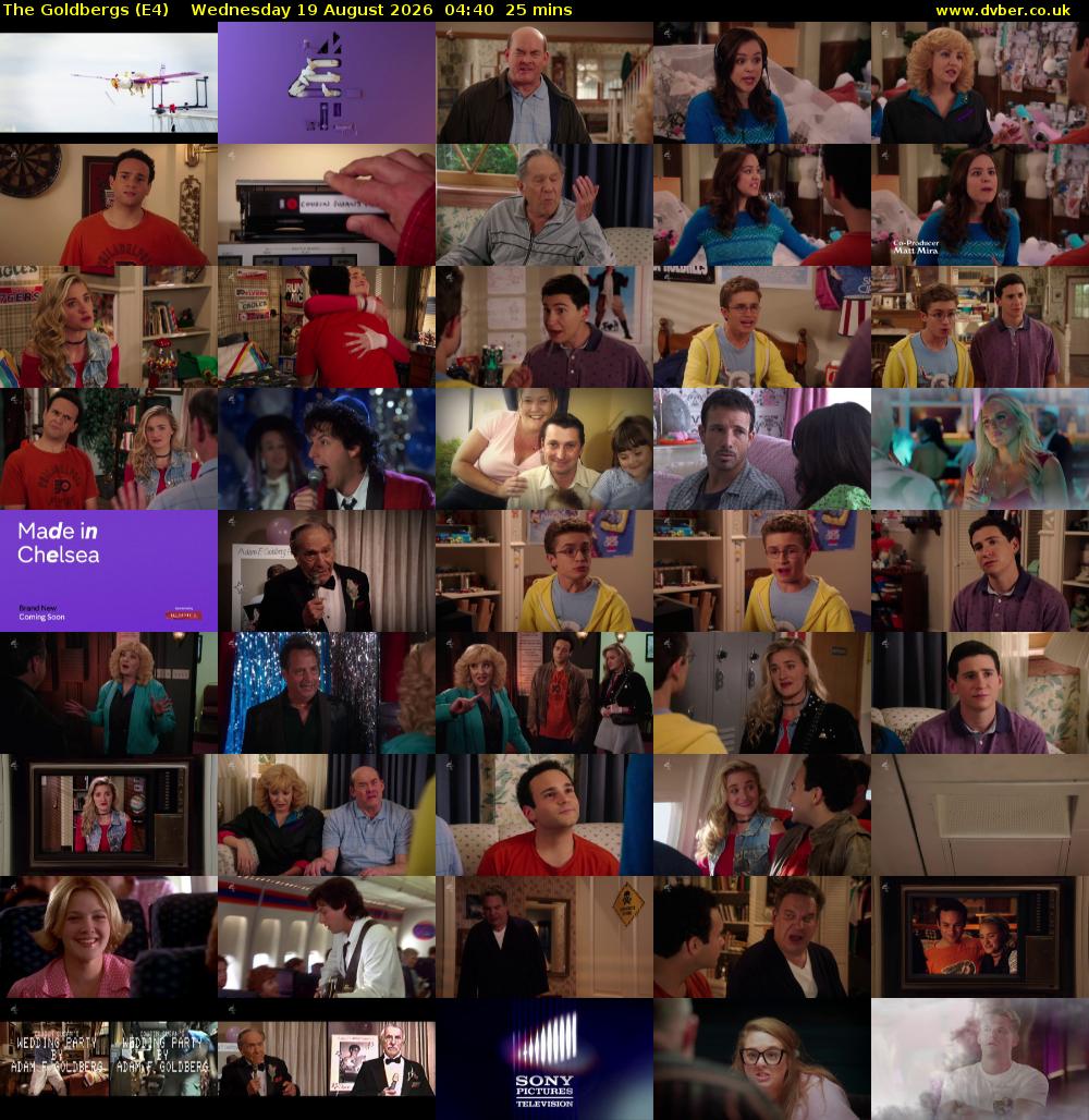 The Goldbergs (E4) Wednesday 19 August 2026 04:40 - 05:05