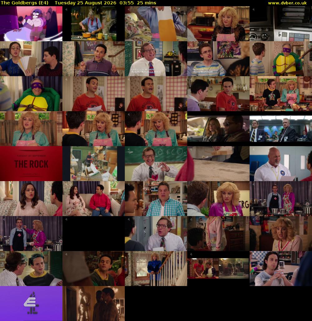 The Goldbergs (E4) Tuesday 25 August 2026 03:55 - 04:20