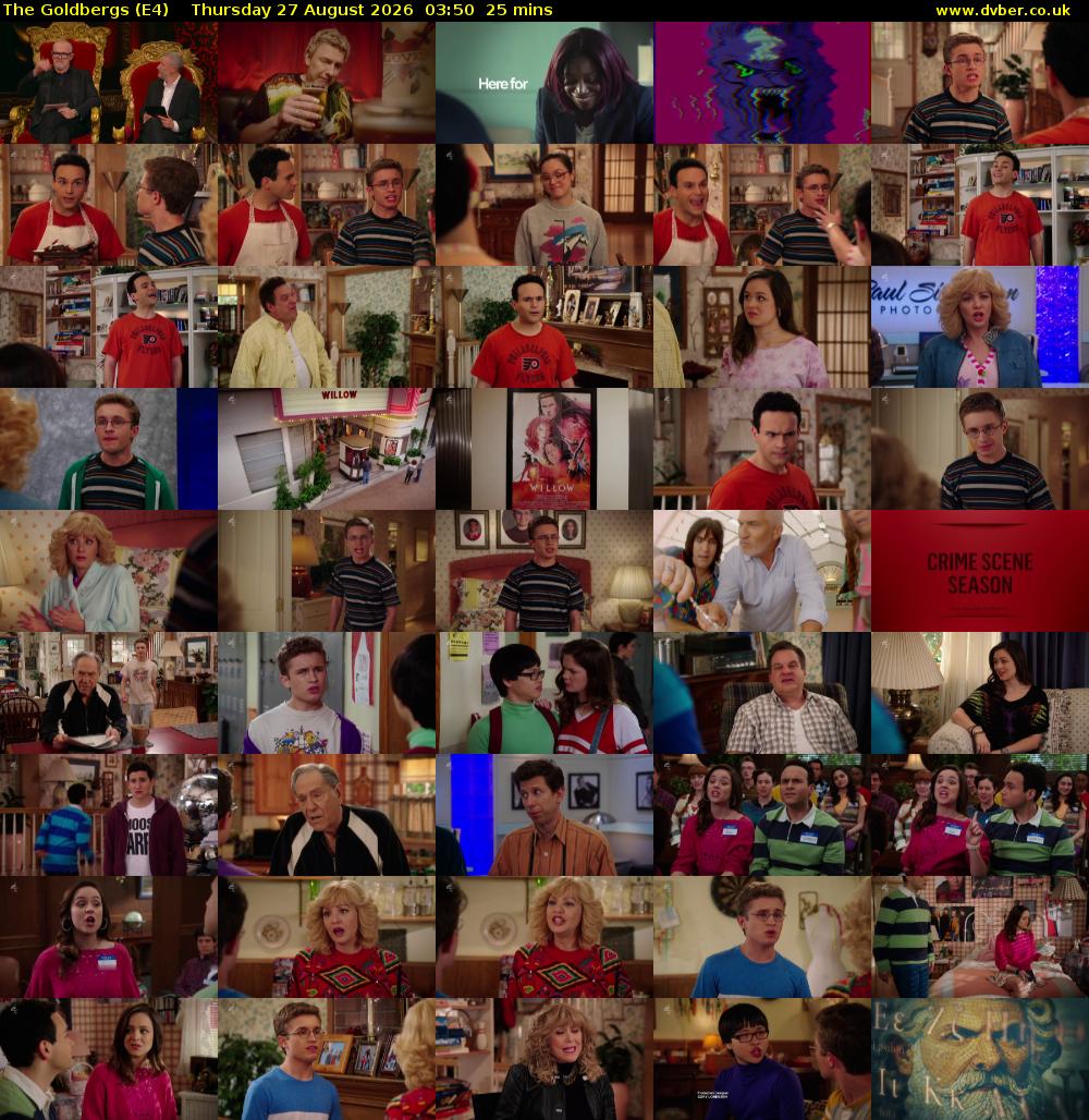 The Goldbergs (E4) Thursday 27 August 2026 03:50 - 04:15