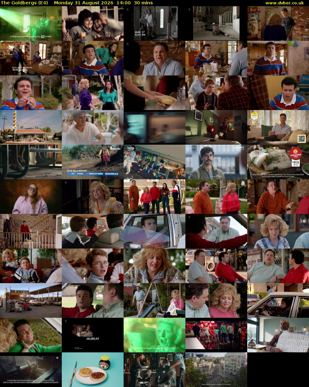 The Goldbergs (E4) Monday 31 August 2026 14:00 - 14:30