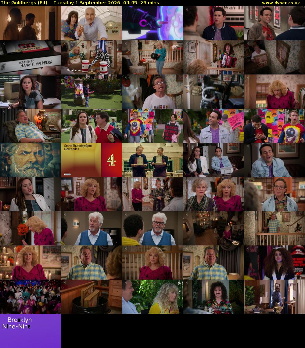 The Goldbergs (E4) Tuesday 1 September 2026 04:45 - 05:10