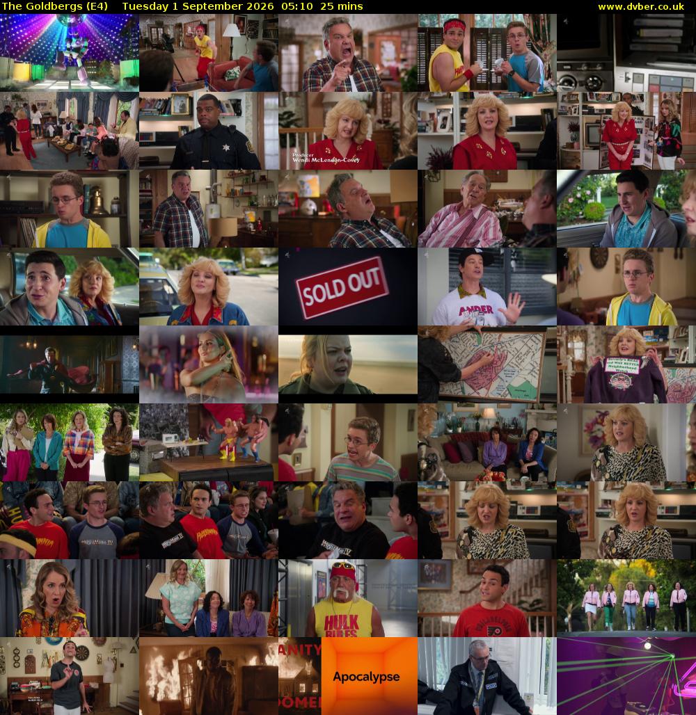 The Goldbergs (E4) Tuesday 1 September 2026 05:10 - 05:35