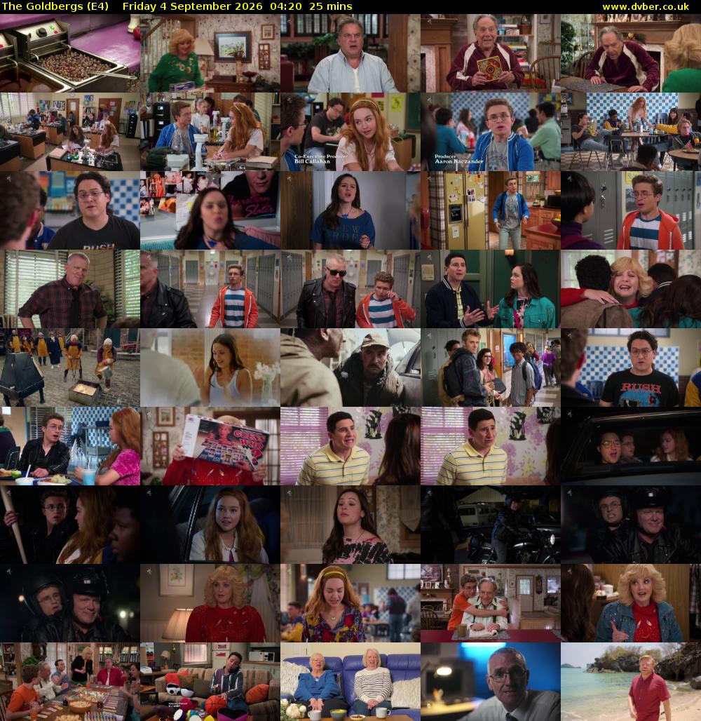 The Goldbergs (E4) Friday 4 September 2026 04:20 - 04:45