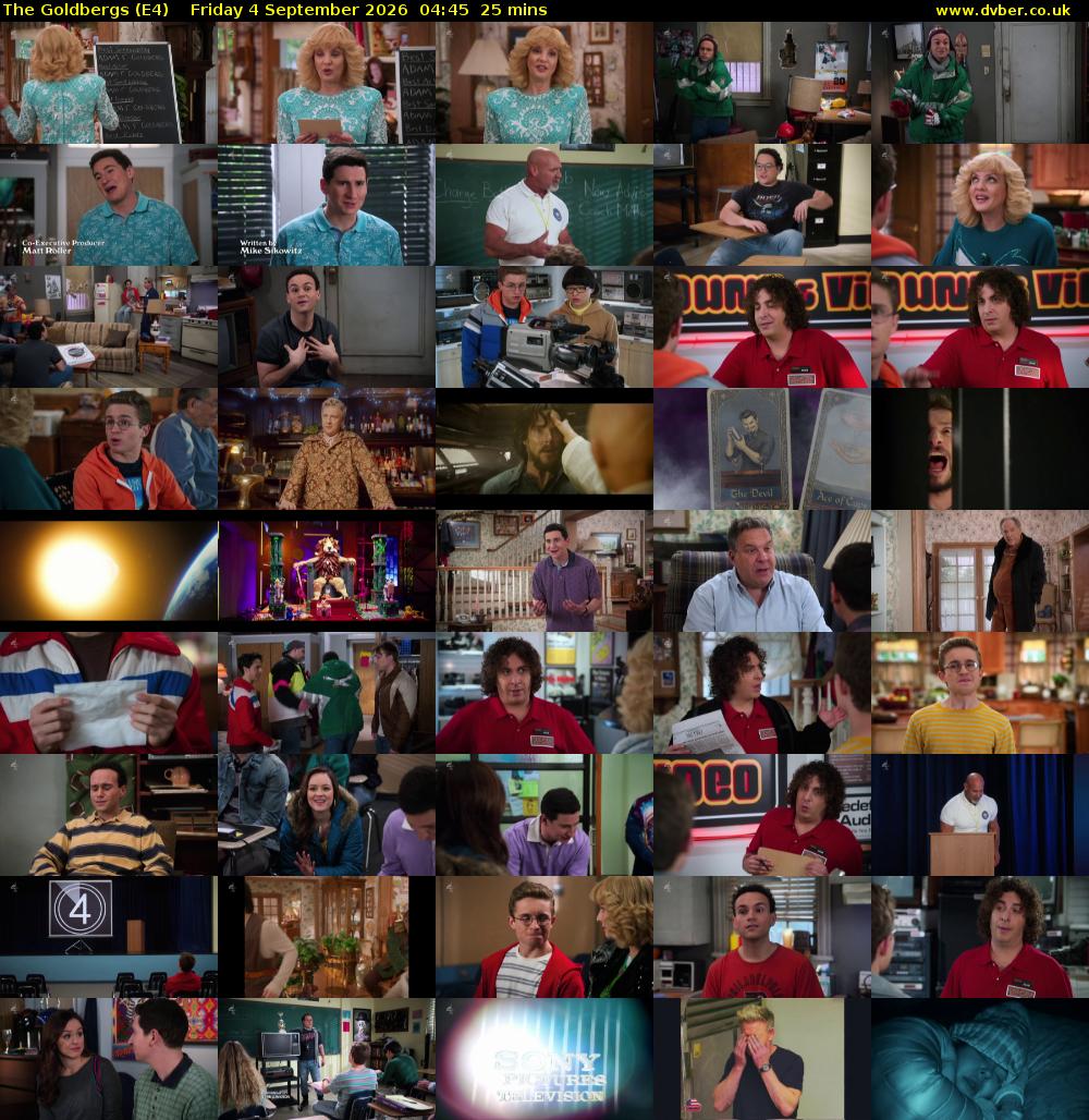 The Goldbergs (E4) Friday 4 September 2026 04:45 - 05:10