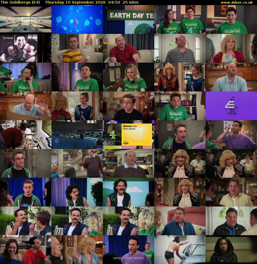 The Goldbergs (E4) Thursday 10 September 2026 04:50 - 05:15