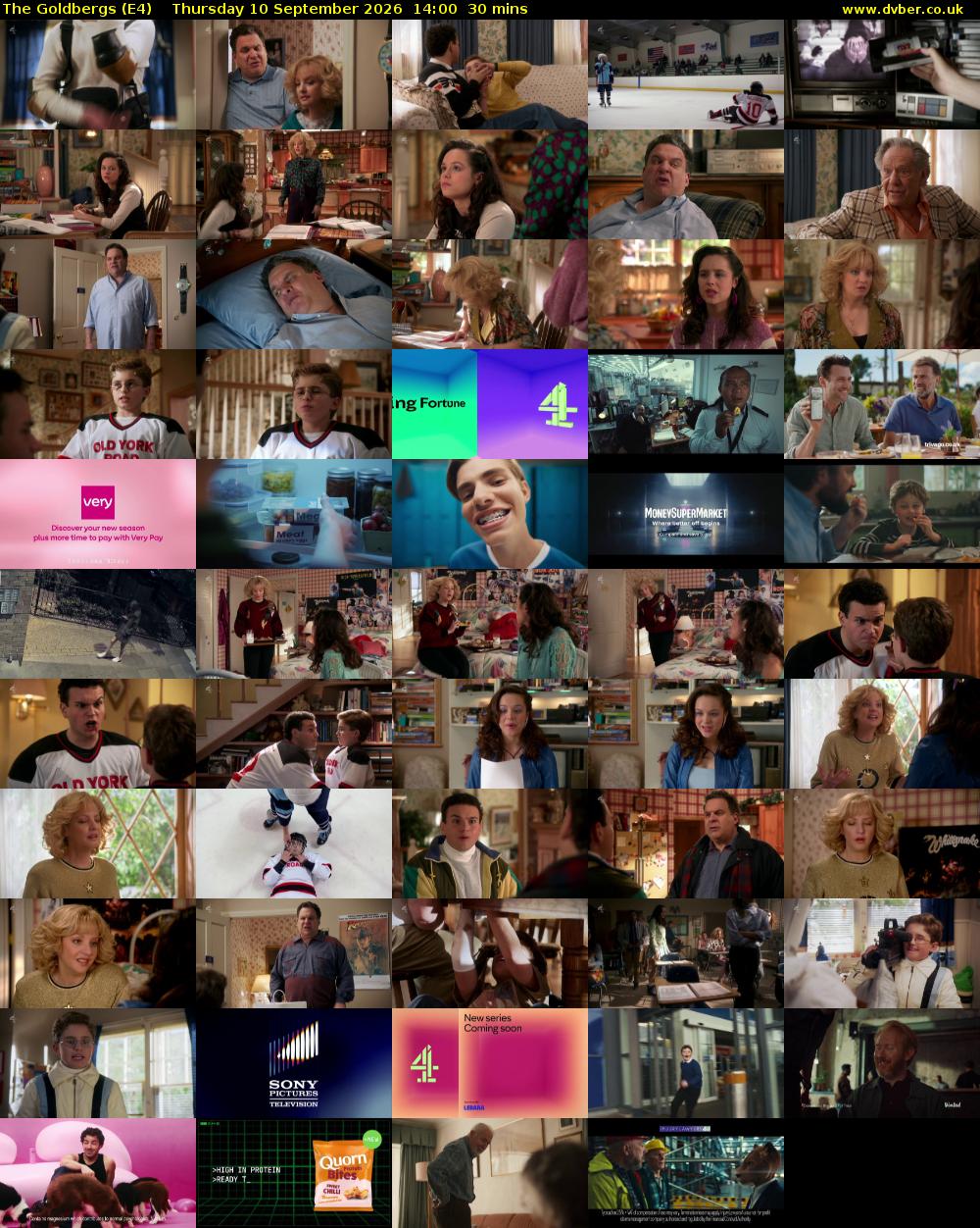 The Goldbergs (E4) Thursday 10 September 2026 14:00 - 14:30