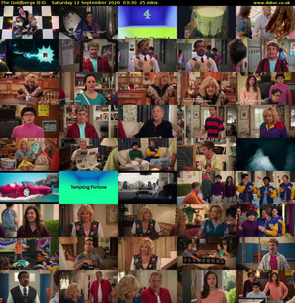 The Goldbergs (E4) Saturday 12 September 2026 03:30 - 03:55