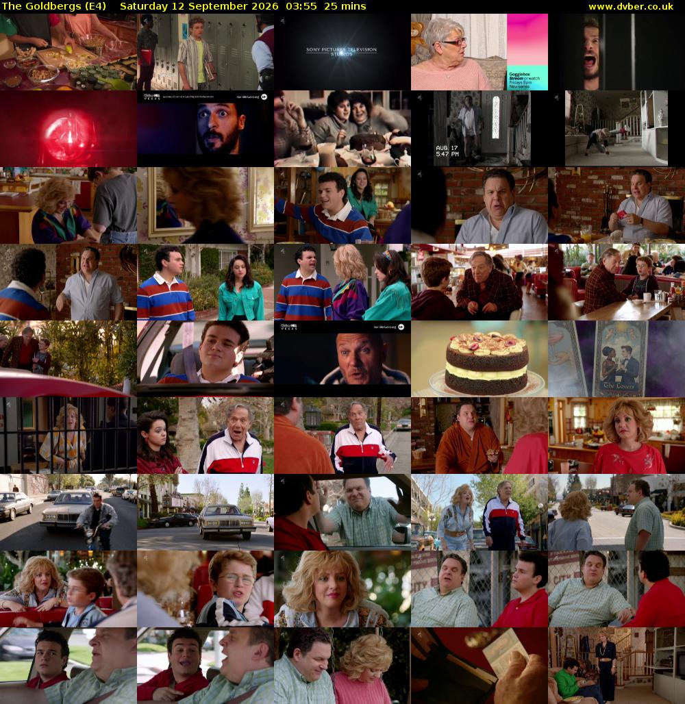 The Goldbergs (E4) Saturday 12 September 2026 03:55 - 04:20
