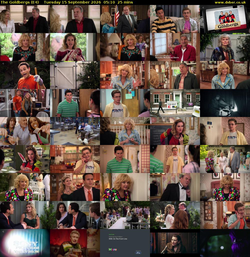 The Goldbergs (E4) Tuesday 15 September 2026 05:10 - 05:35
