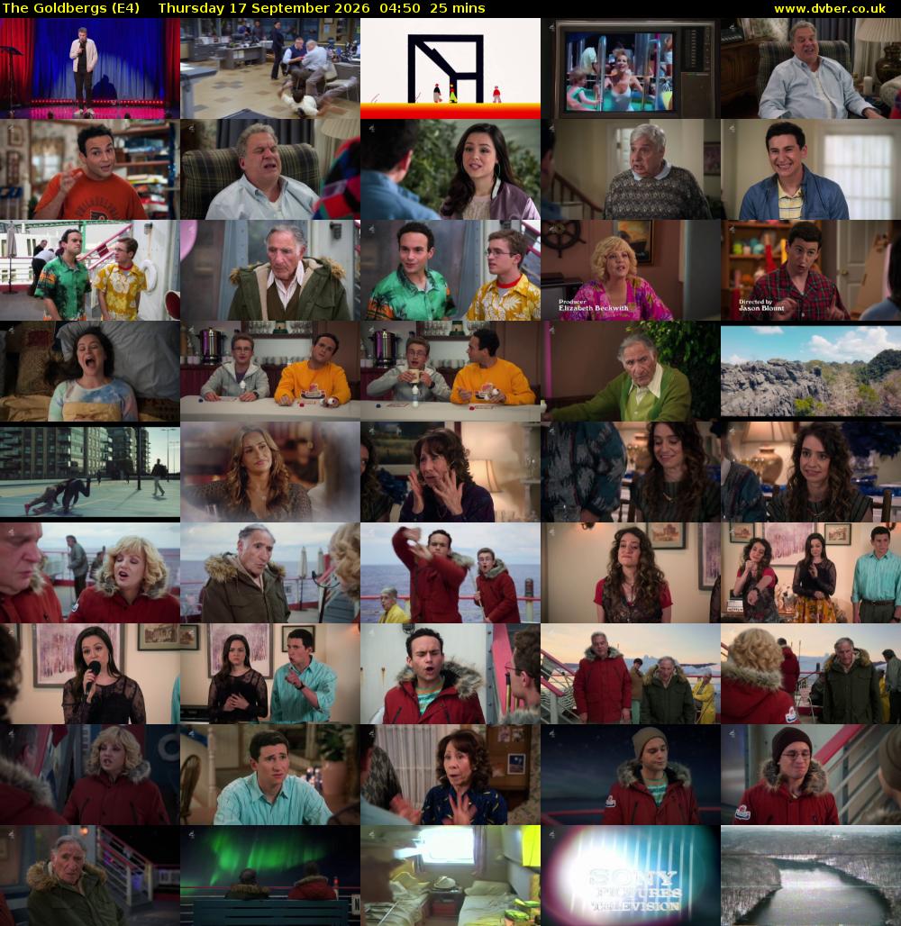 The Goldbergs (E4) Thursday 17 September 2026 04:50 - 05:15