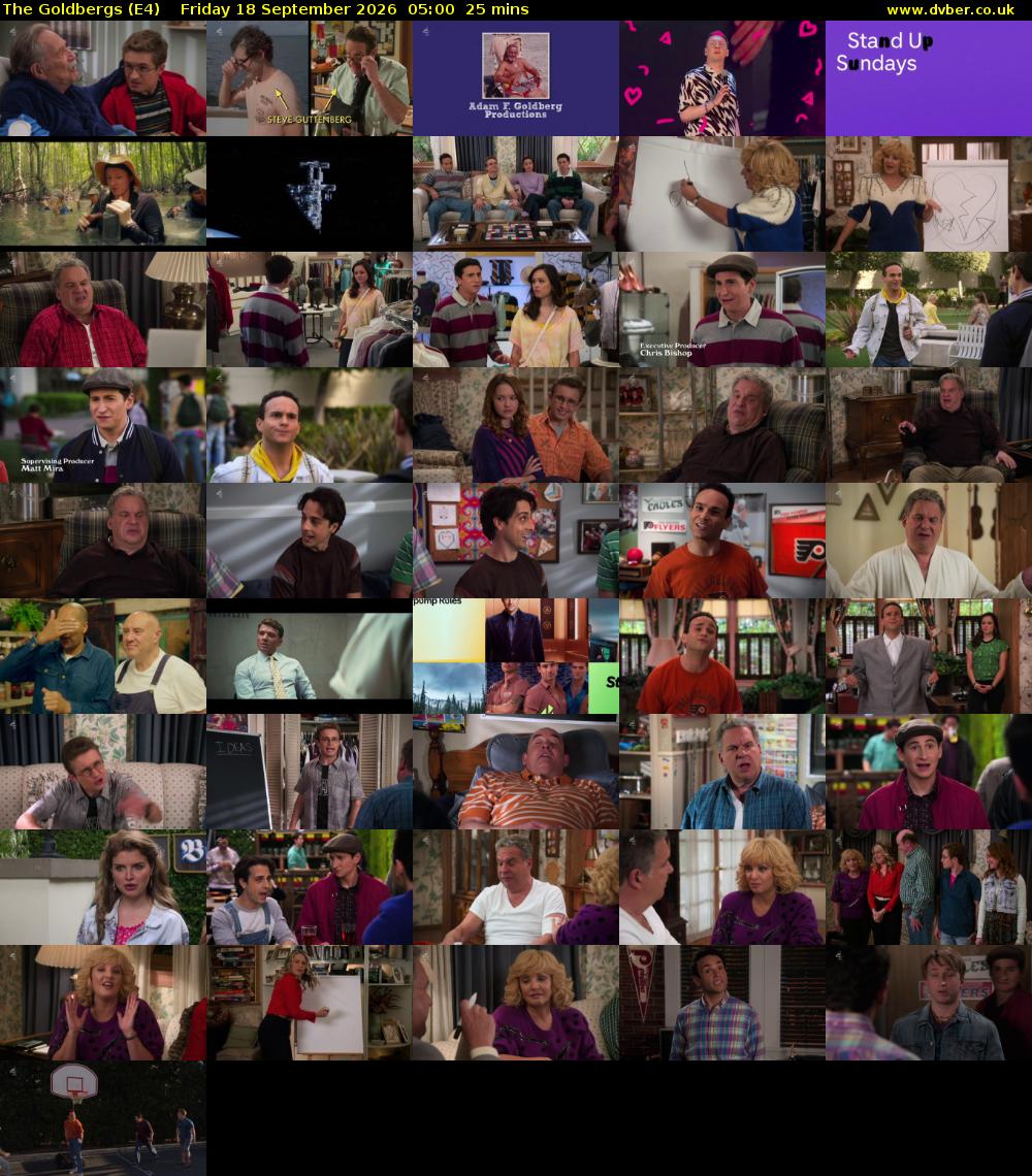 The Goldbergs (E4) Friday 18 September 2026 05:00 - 05:25