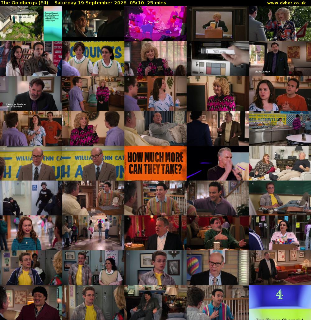 The Goldbergs (E4) Saturday 19 September 2026 05:10 - 05:35