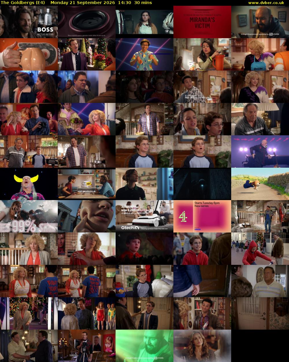 The Goldbergs (E4) Monday 21 September 2026 14:30 - 15:00