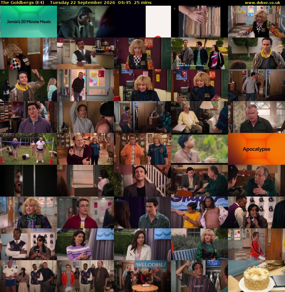 The Goldbergs (E4) Tuesday 22 September 2026 04:45 - 05:10