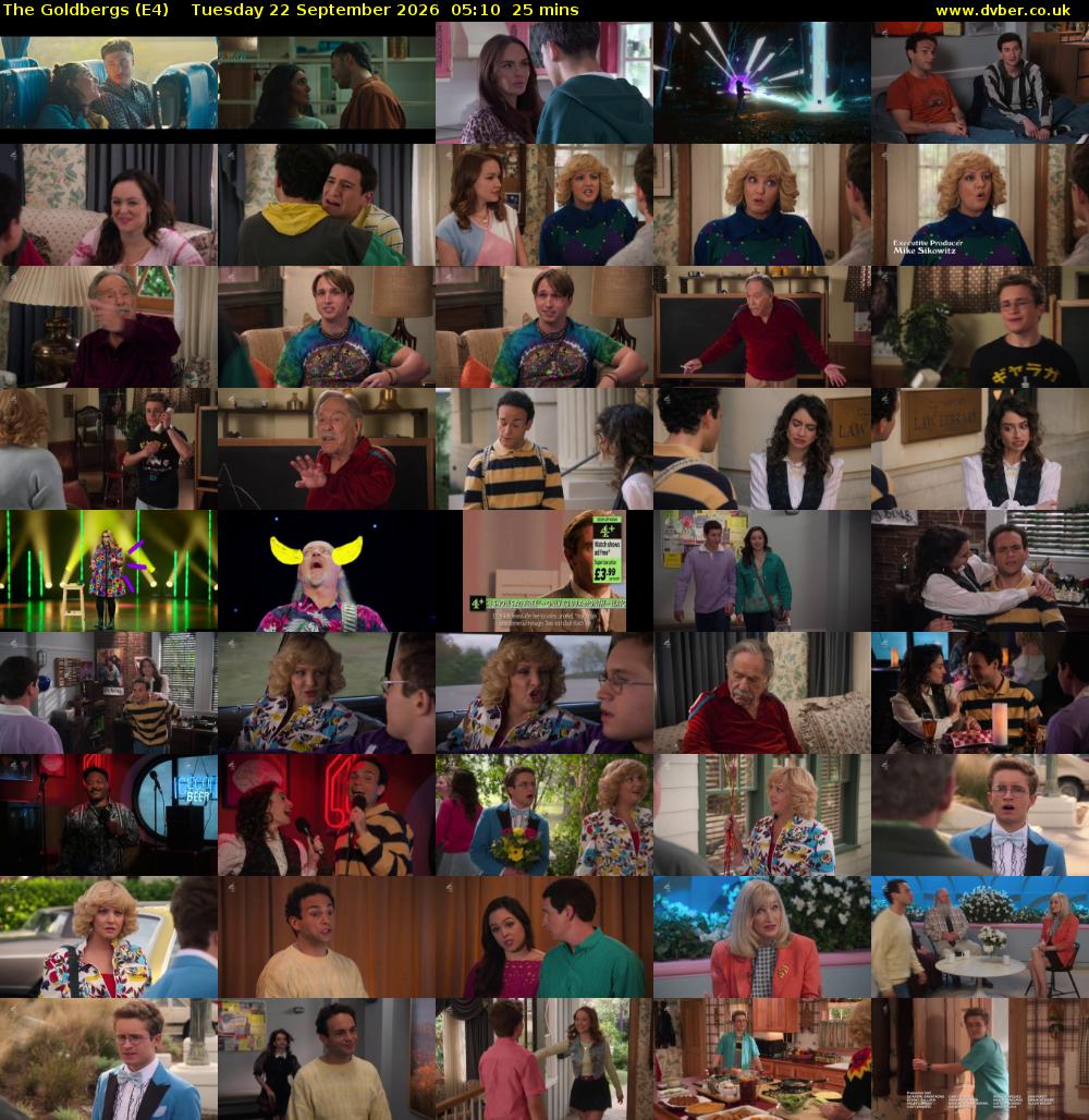 The Goldbergs (E4) Tuesday 22 September 2026 05:10 - 05:35
