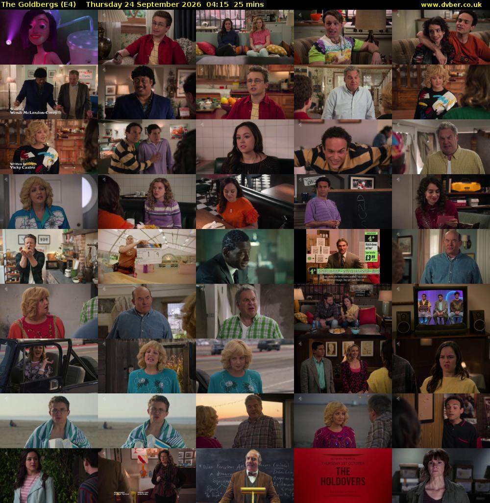 The Goldbergs (E4) Thursday 24 September 2026 04:15 - 04:40
