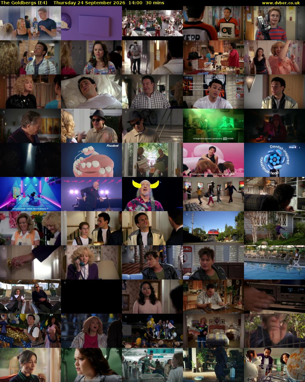 The Goldbergs (E4) Thursday 24 September 2026 14:00 - 14:30