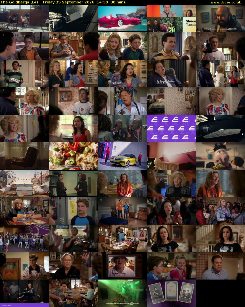 The Goldbergs (E4) Friday 25 September 2026 14:30 - 15:00