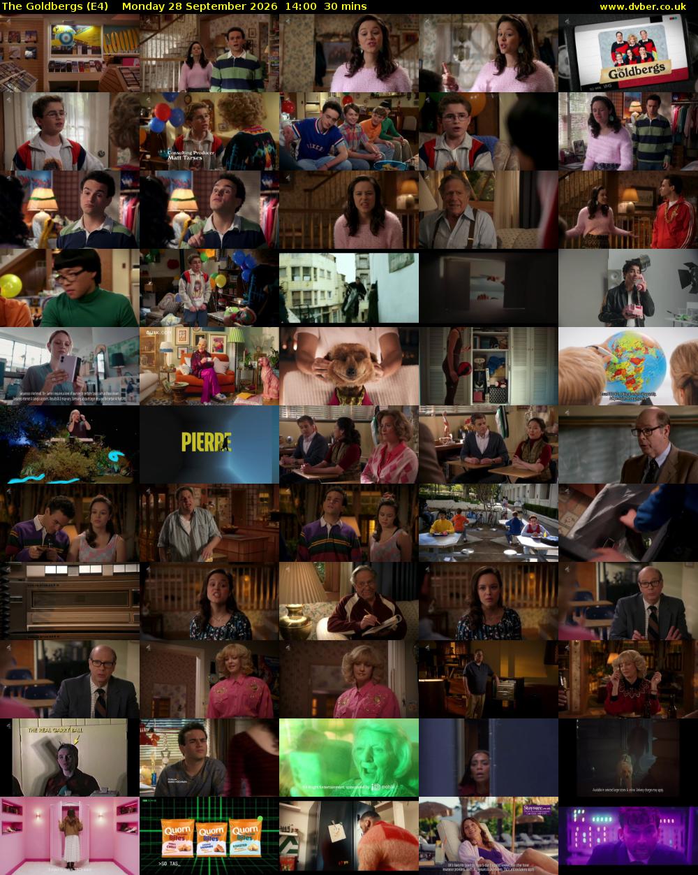 The Goldbergs (E4) Monday 28 September 2026 14:00 - 14:30