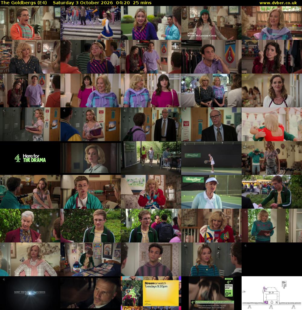 The Goldbergs (E4) Saturday 3 October 2026 04:20 - 04:45