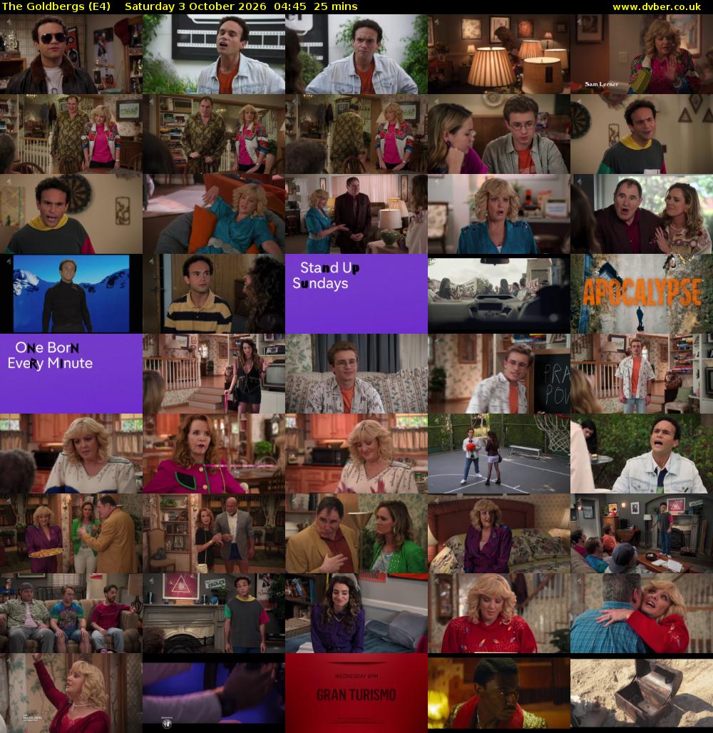 The Goldbergs (E4) Saturday 3 October 2026 04:45 - 05:10