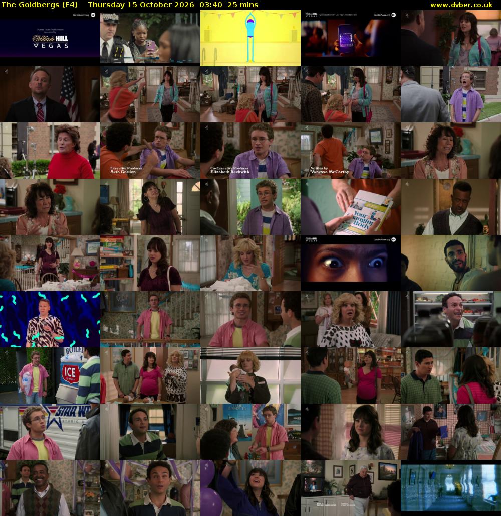 The Goldbergs (E4) Thursday 15 October 2026 03:40 - 04:05
