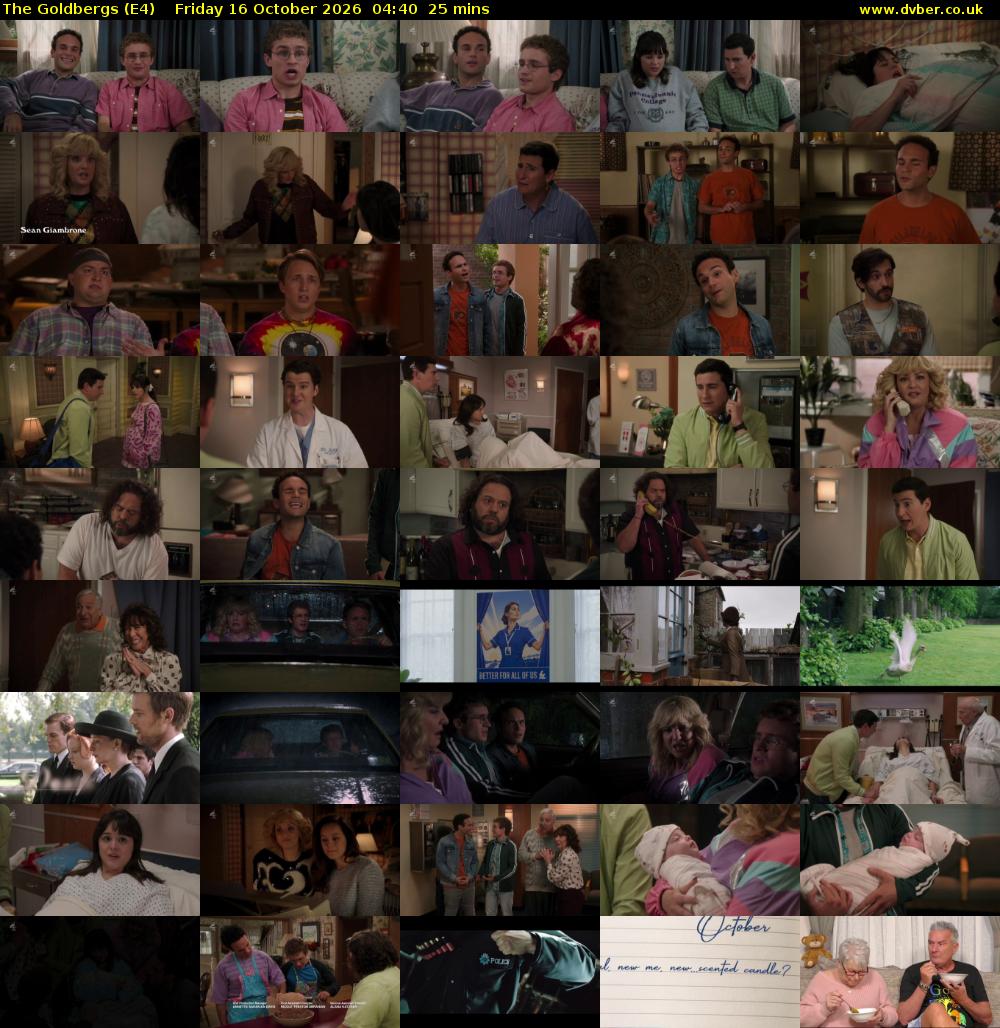 The Goldbergs (E4) Friday 16 October 2026 04:40 - 05:05