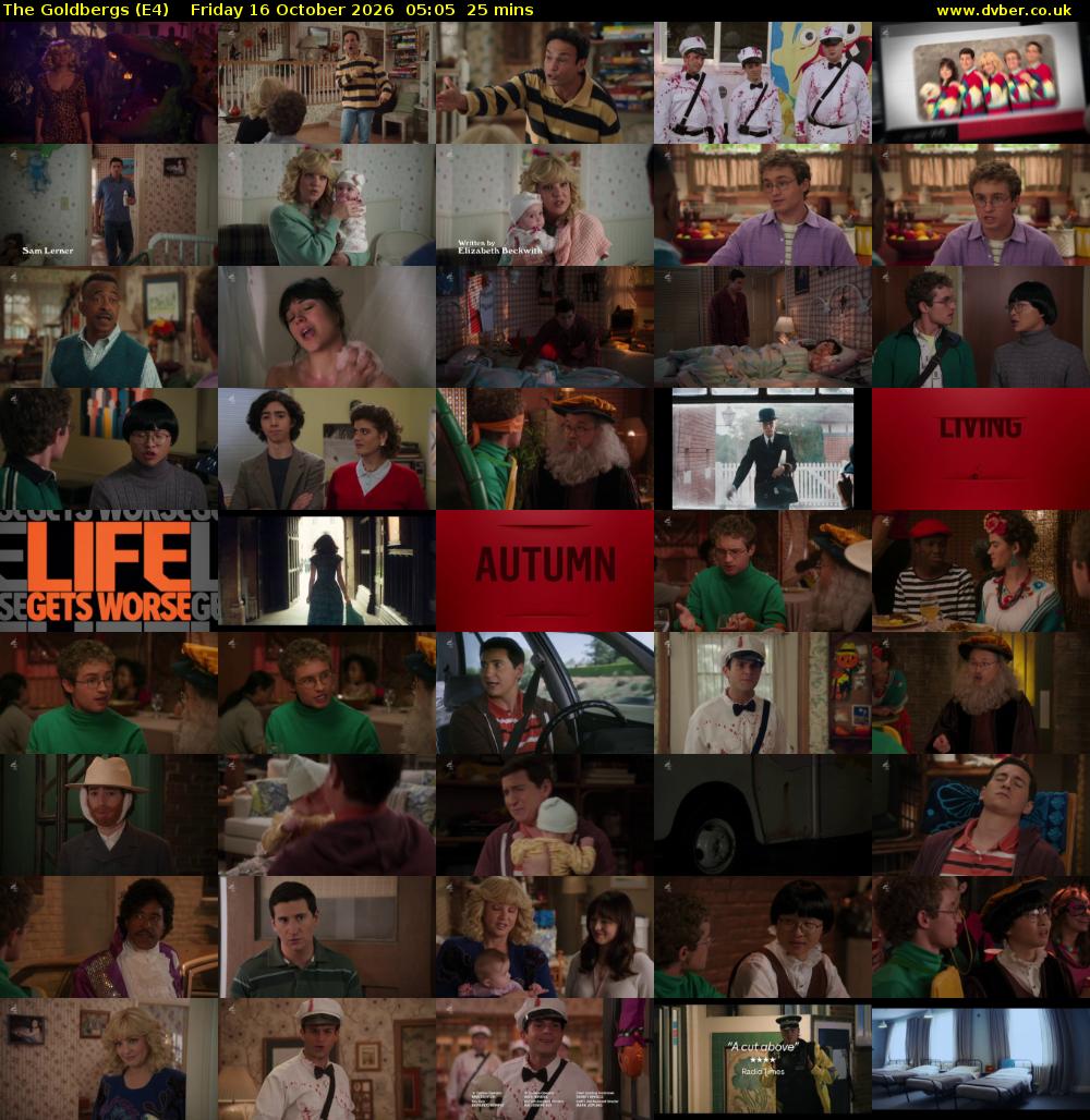 The Goldbergs (E4) Friday 16 October 2026 05:05 - 05:30