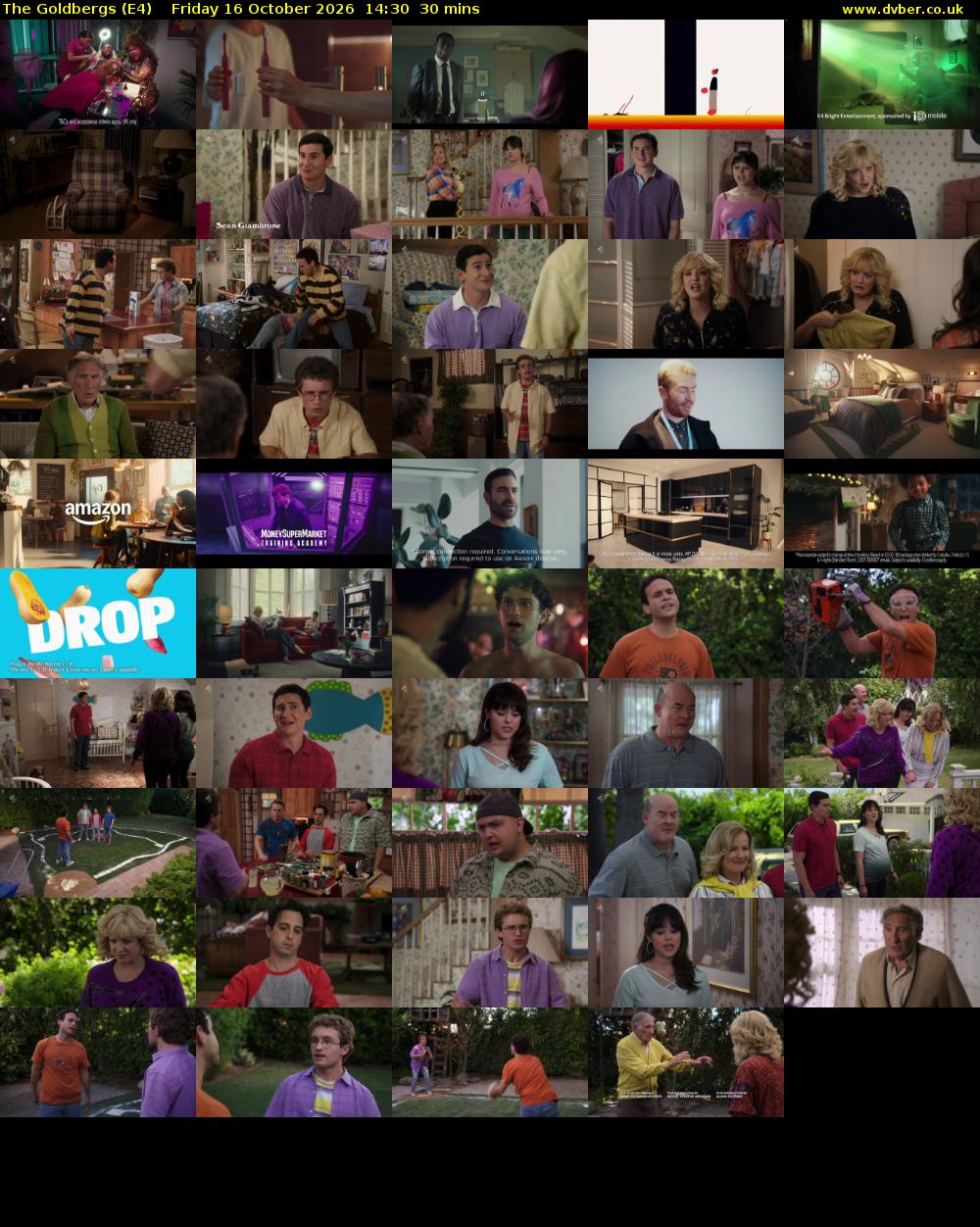 The Goldbergs (E4) Friday 16 October 2026 14:30 - 15:00
