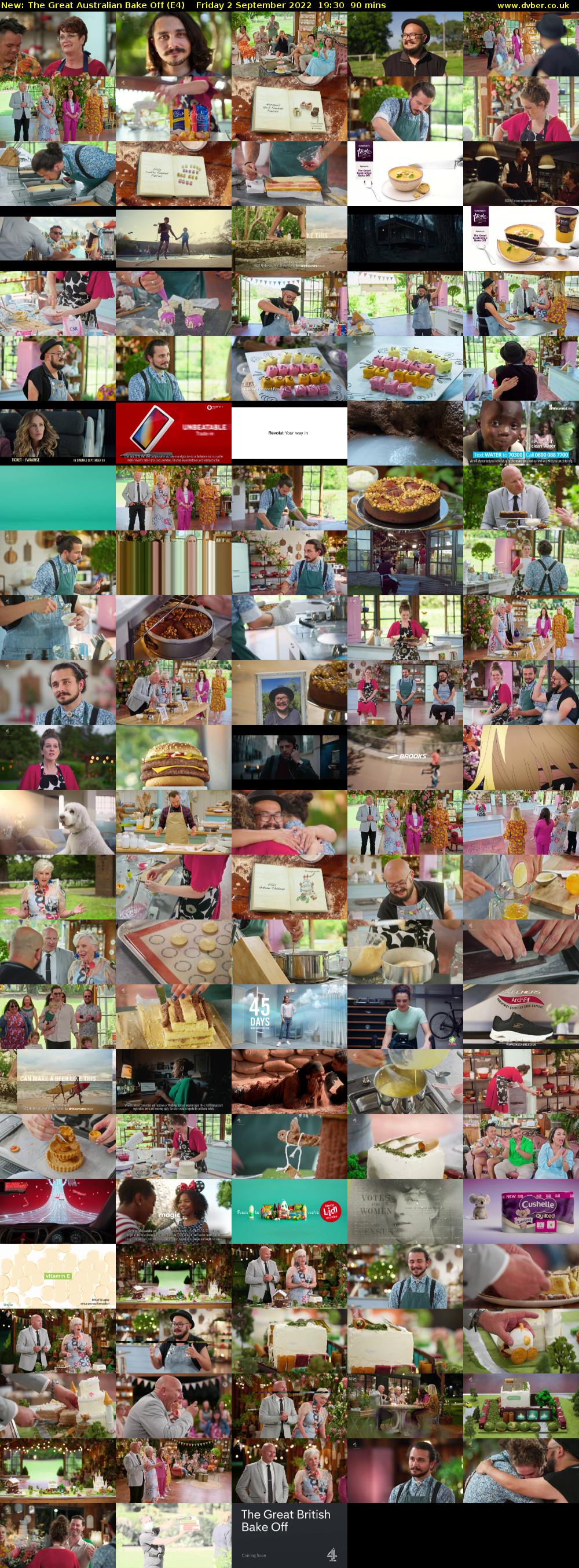 The Great Australian Bake Off (E4) Friday 2 September 2022 19:30 - 21:00