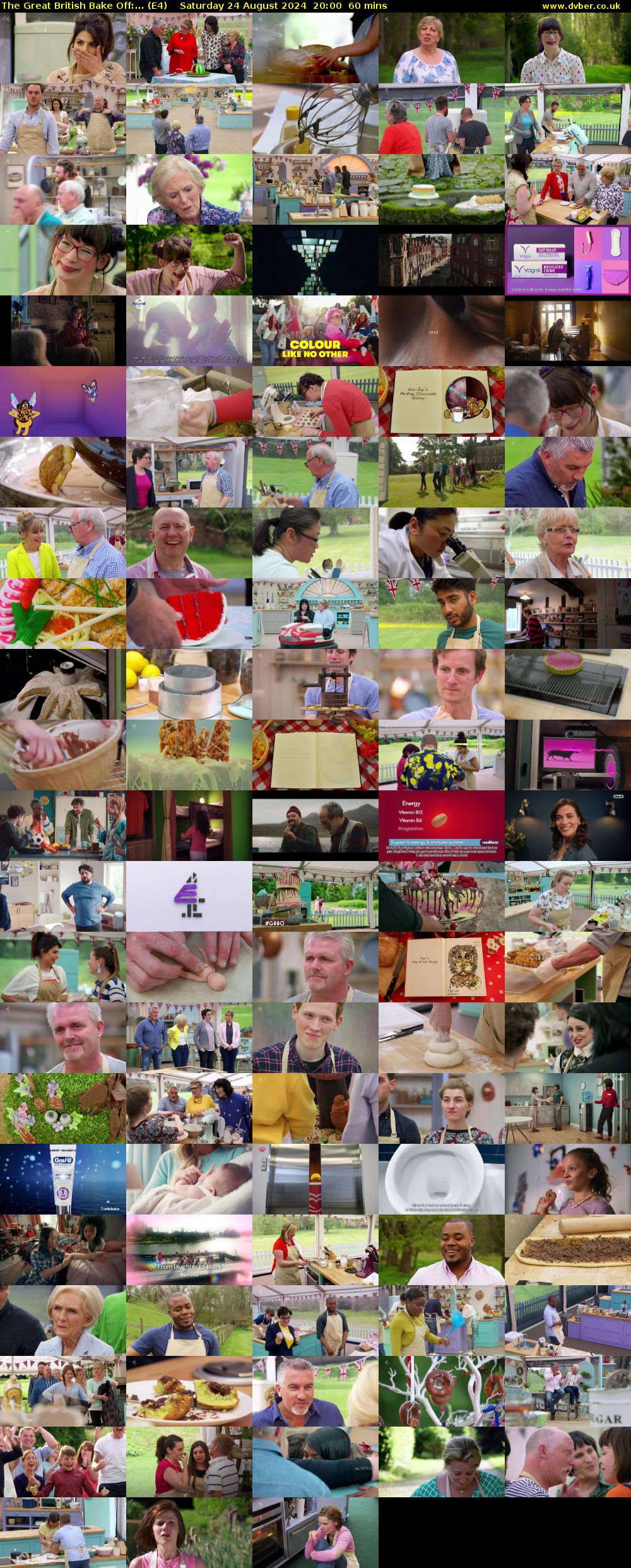 The Great British Bake Off:... (E4) Saturday 24 August 2024 20:00 - 21:00