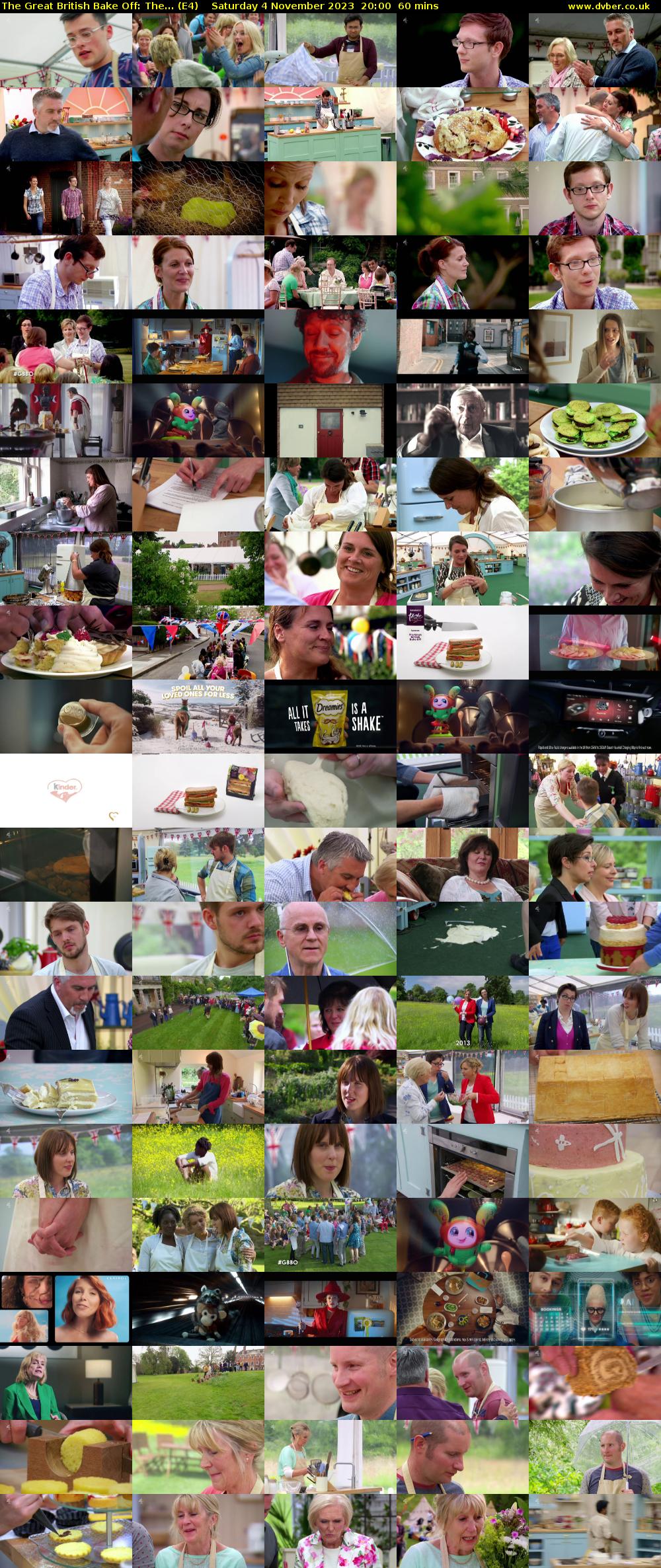 The Great British Bake Off: The... (E4) Saturday 4 November 2023 20:00 - 21:00