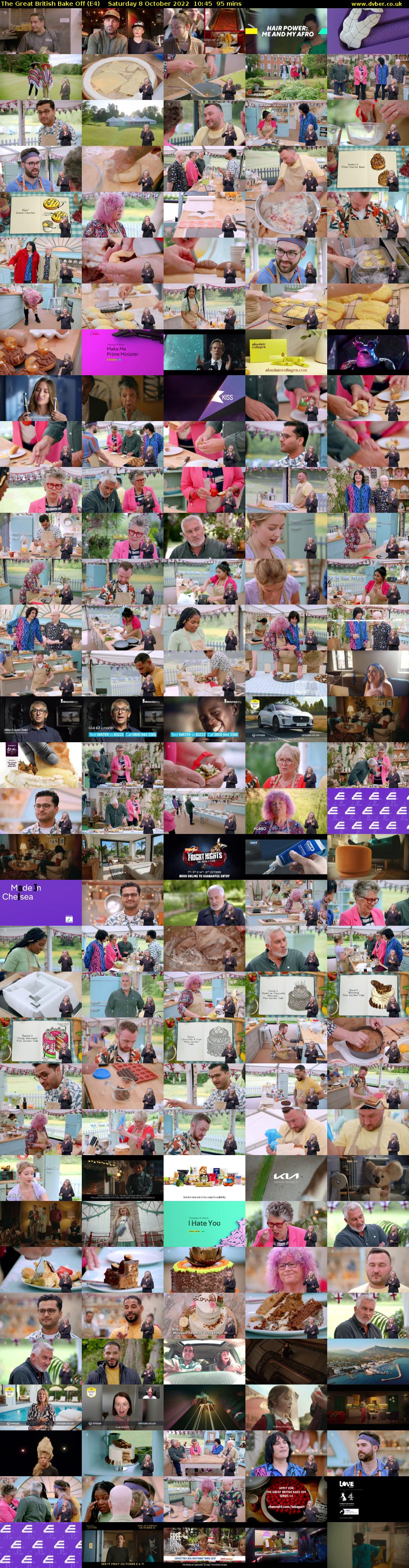 The Great British Bake Off (E4) Saturday 8 October 2022 10:45 - 12:20