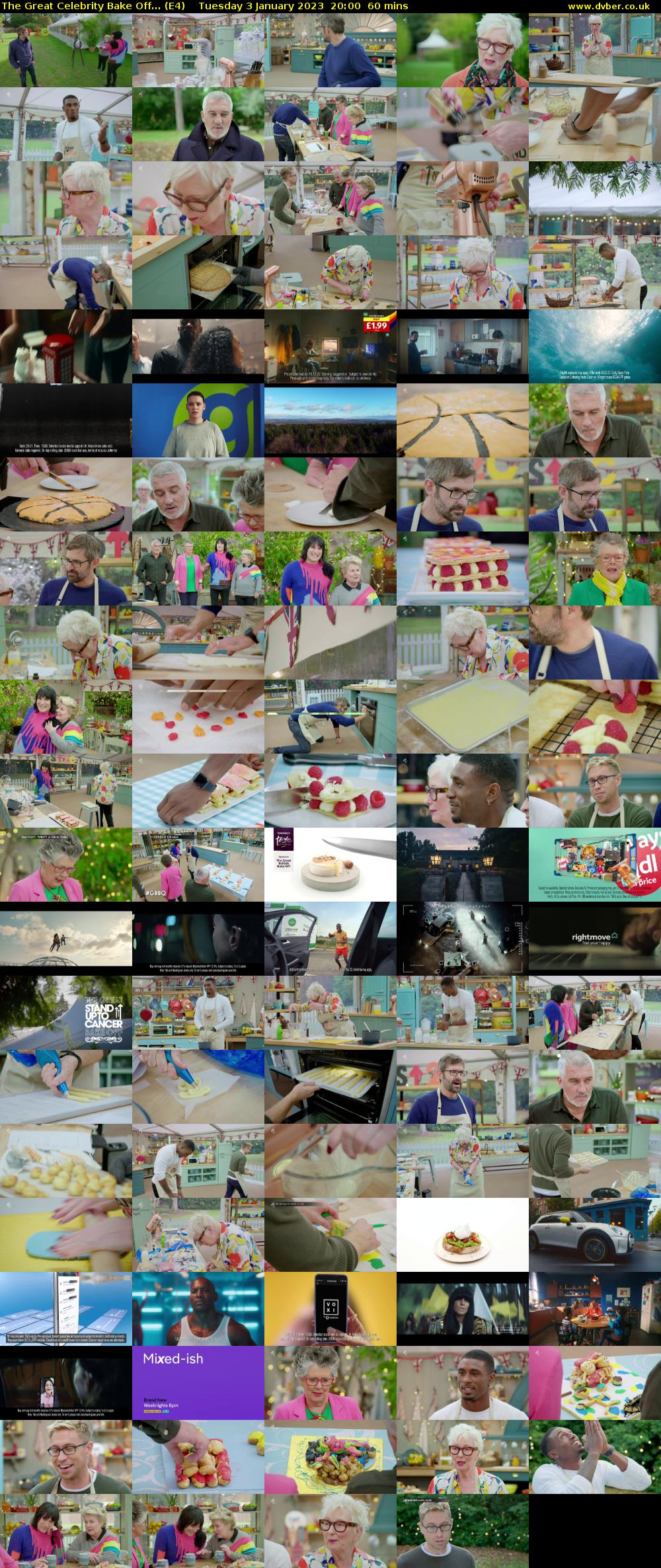 The Great Celebrity Bake Off... (E4) Tuesday 3 January 2023 20:00 - 21:00