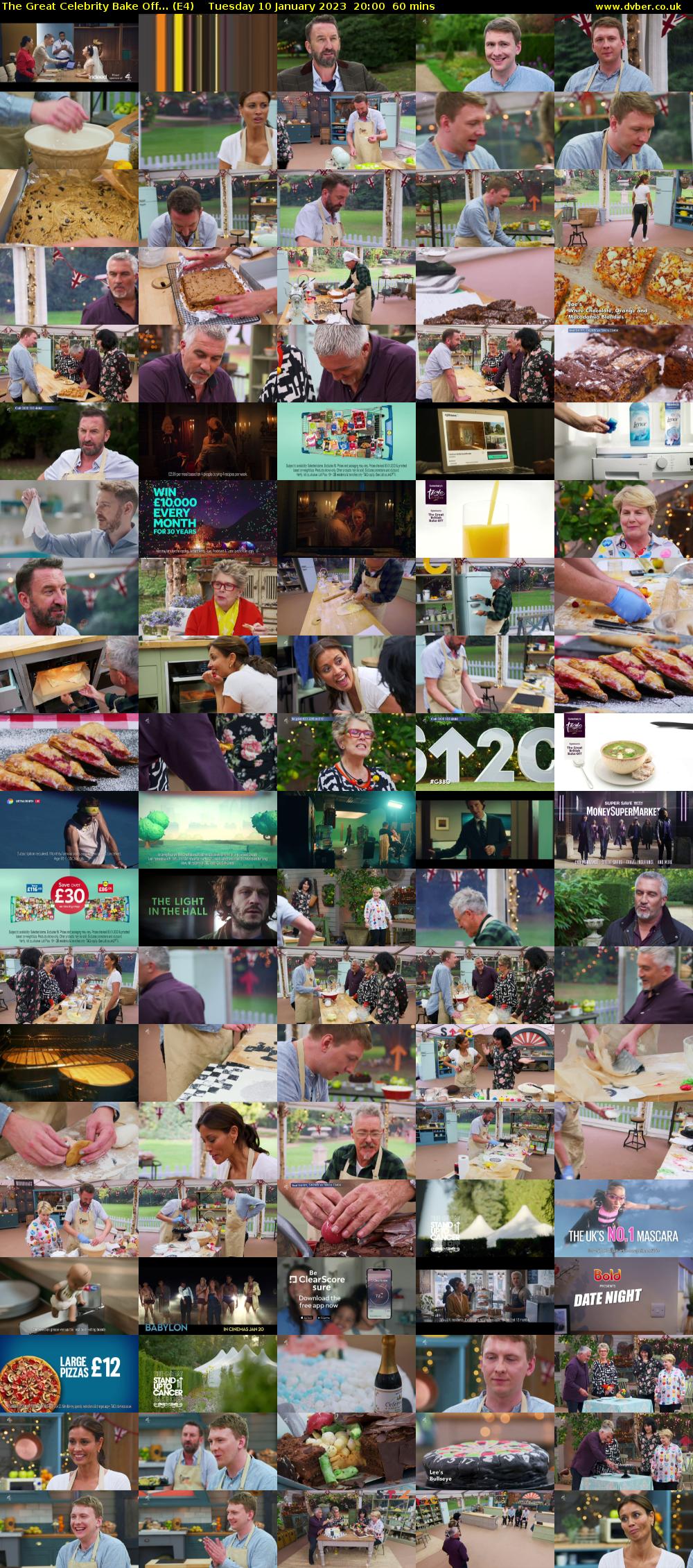 The Great Celebrity Bake Off... (E4) Tuesday 10 January 2023 20:00 - 21:00