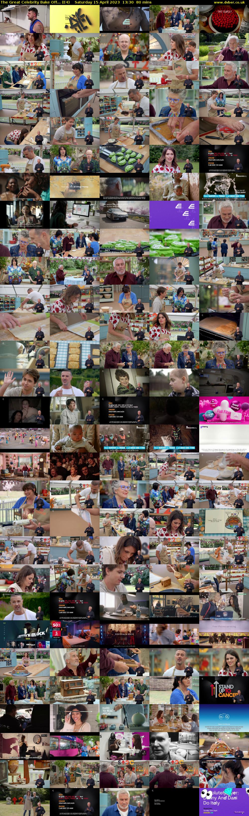 The Great Celebrity Bake Off... (E4) Saturday 15 April 2023 13:30 - 14:50