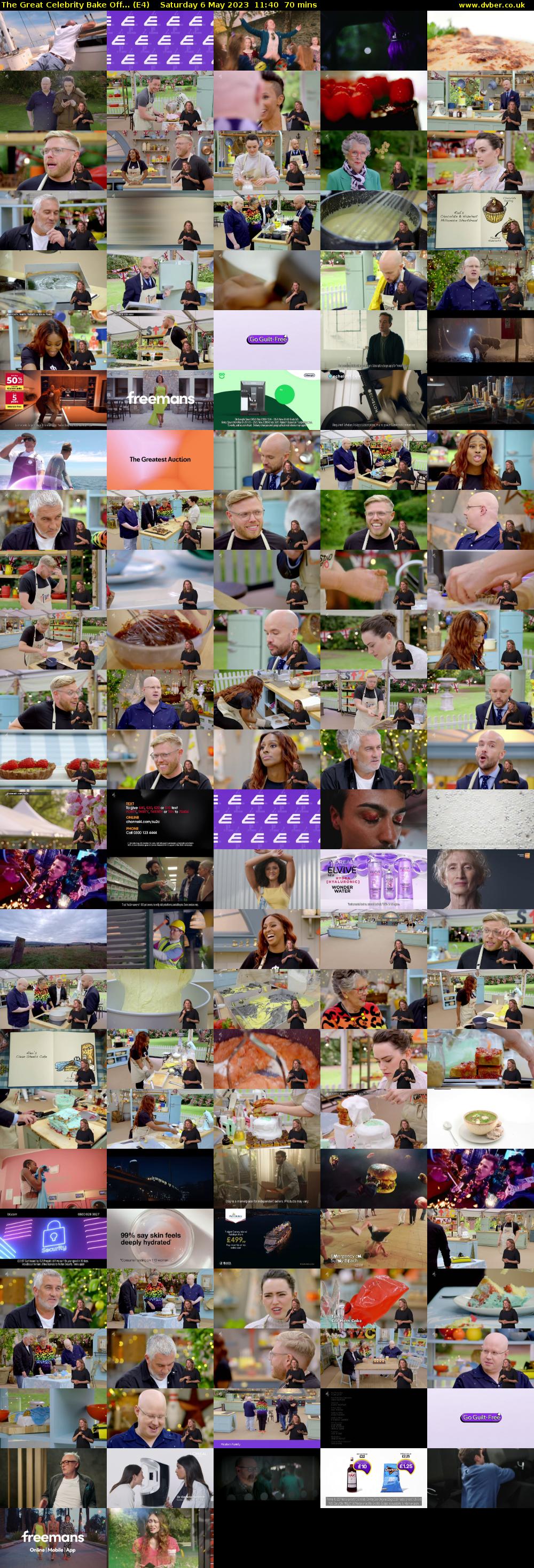 The Great Celebrity Bake Off... (E4) Saturday 6 May 2023 11:40 - 12:50