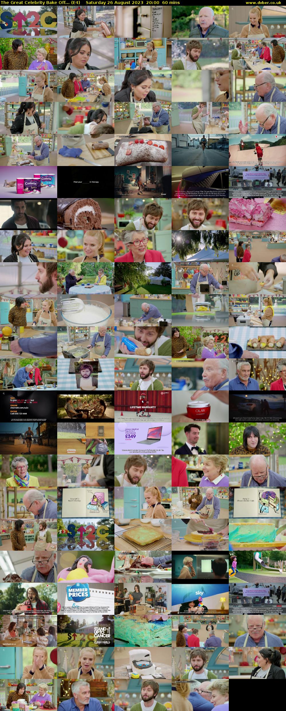 The Great Celebrity Bake Off... (E4) Saturday 26 August 2023 20:00 - 21:00