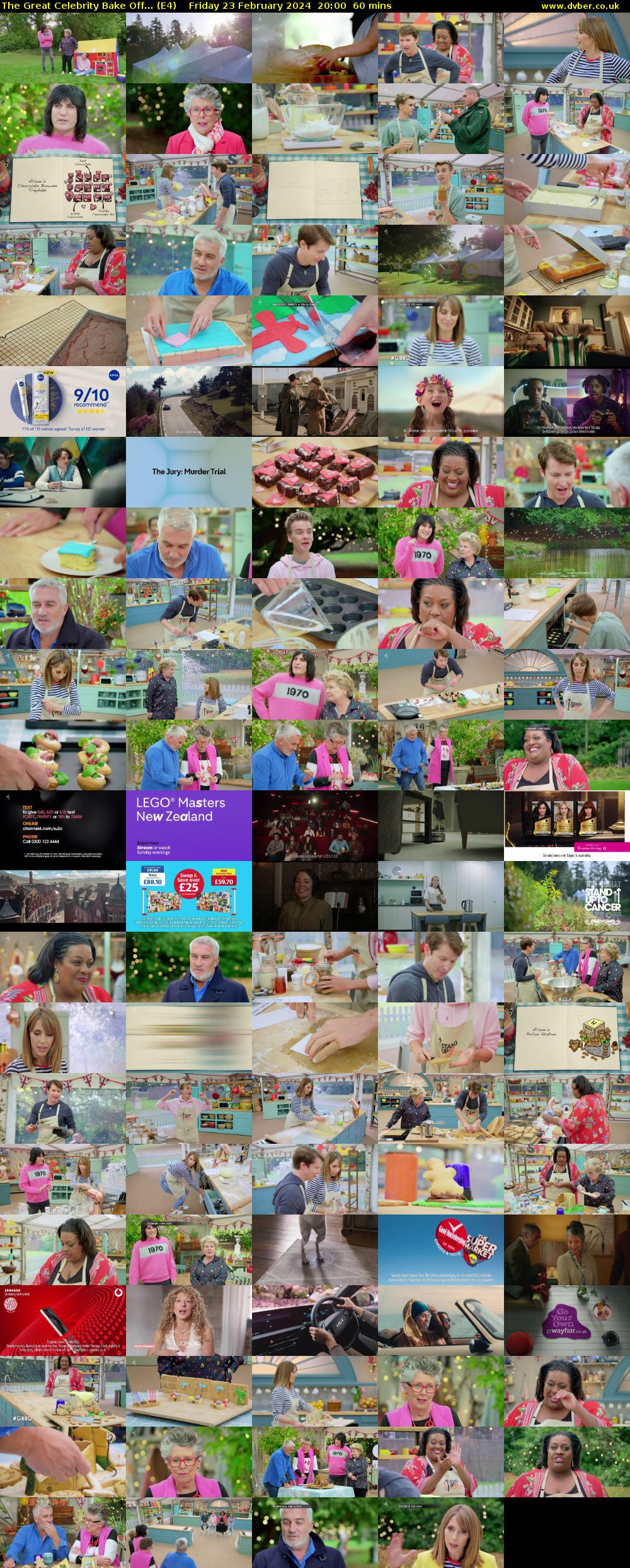 The Great Celebrity Bake Off... (E4) Friday 23 February 2024 20:00 - 21:00