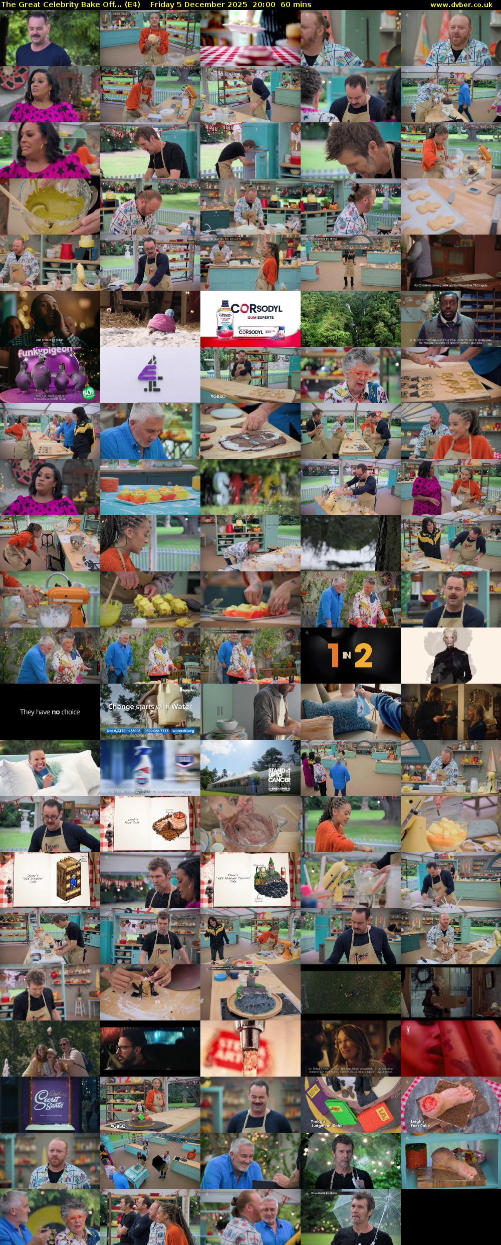 The Great Celebrity Bake Off... (E4) Friday 5 December 2025 20:00 - 21:00