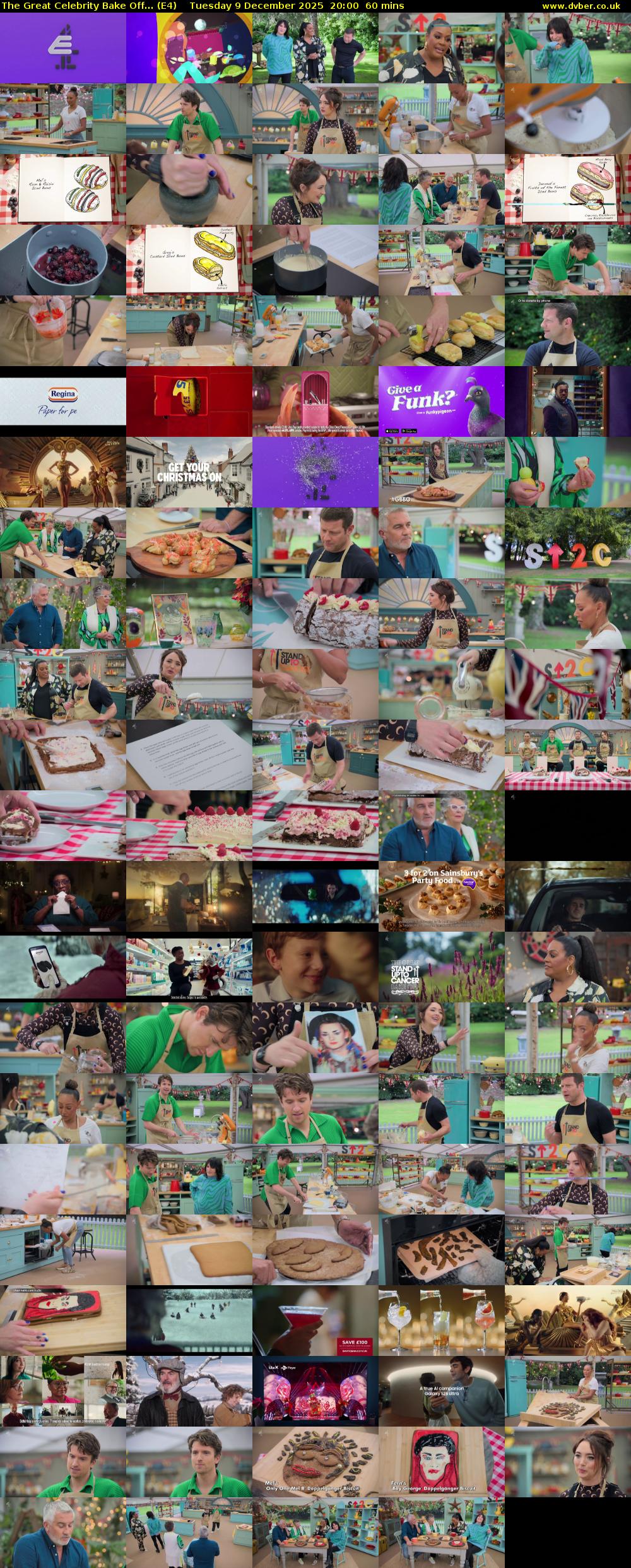 The Great Celebrity Bake Off... (E4) Tuesday 9 December 2025 20:00 - 21:00