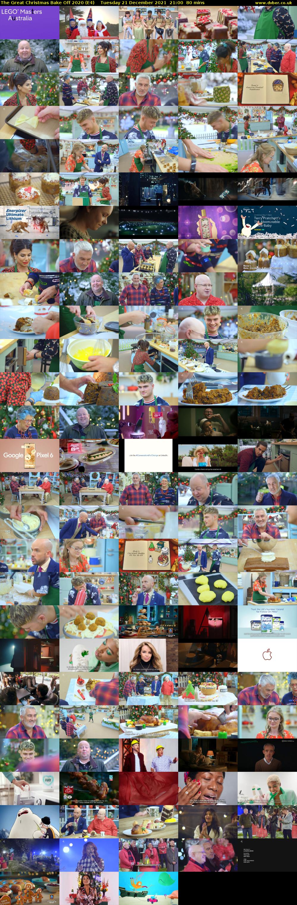The Great Christmas Bake Off 2020 (E4) Tuesday 21 December 2021 21:00 - 22:20