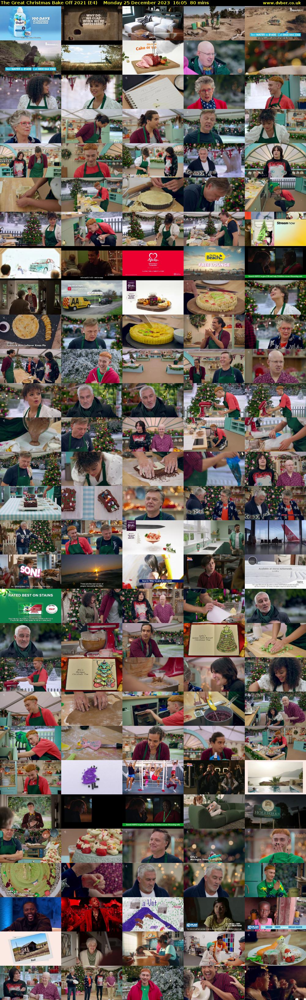 The Great Christmas Bake Off 2021 (E4) Monday 25 December 2023 16:05 - 17:25
