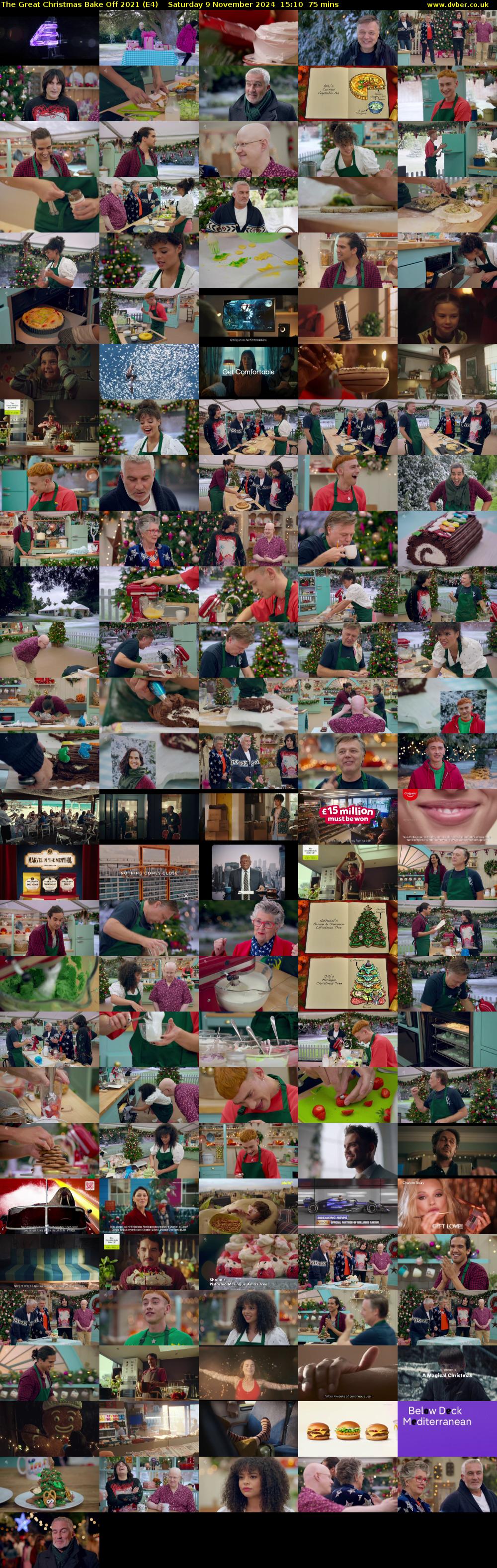 The Great Christmas Bake Off 2021 (E4) Saturday 9 November 2024 15:10 - 16:25