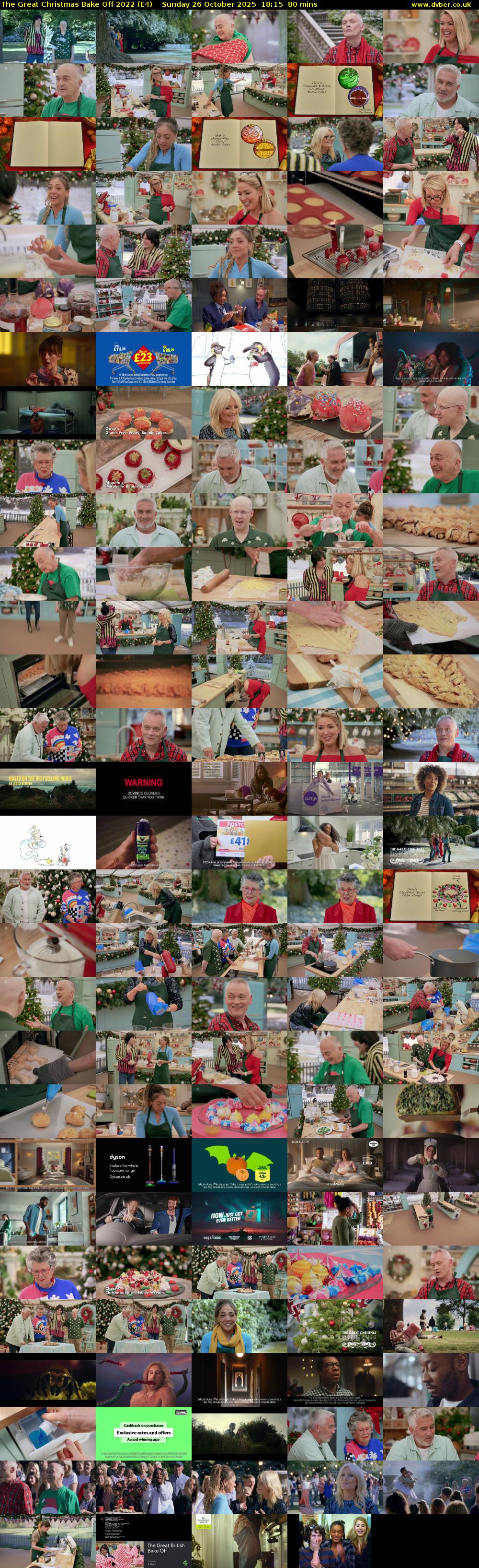 The Great Christmas Bake Off 2022 (E4) Sunday 26 October 2025 18:15 - 19:35