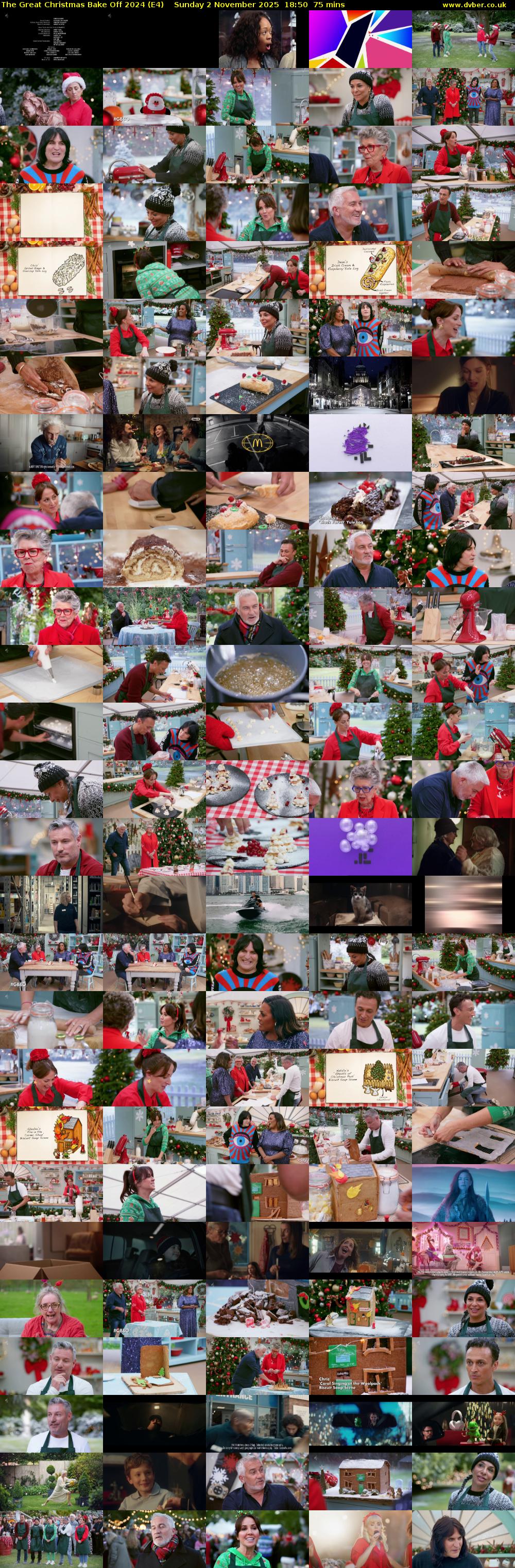 The Great Christmas Bake Off 2024 (E4) Sunday 2 November 2025 18:50 - 20:05