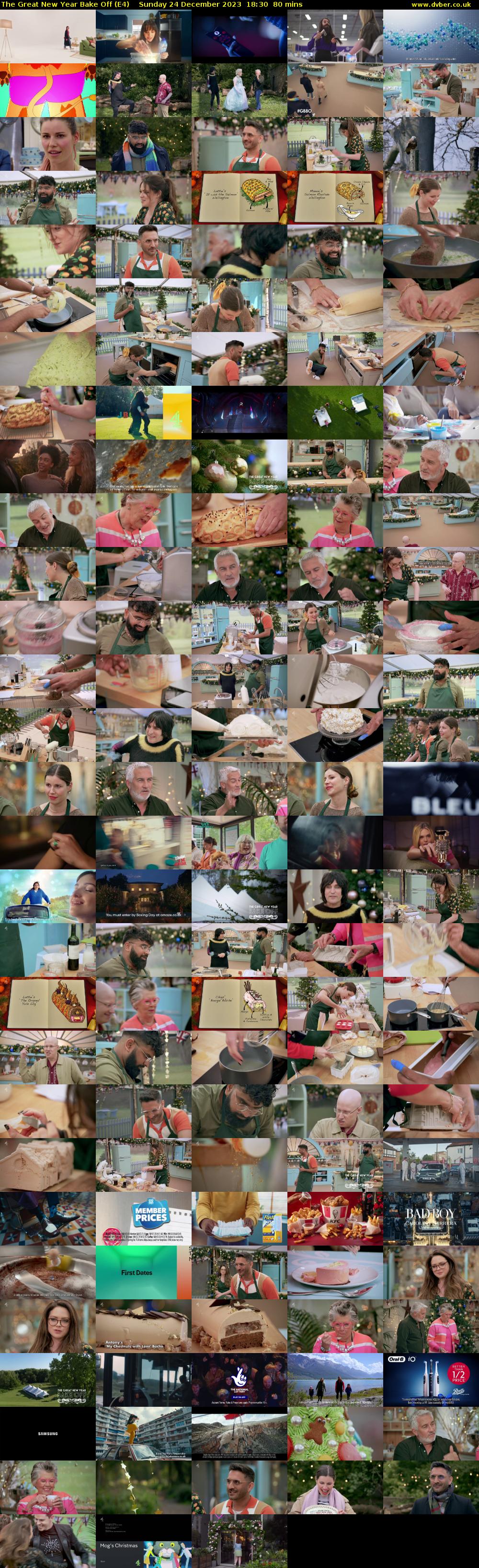 The Great New Year Bake Off (E4) Sunday 24 December 2023 18:30 - 19:50