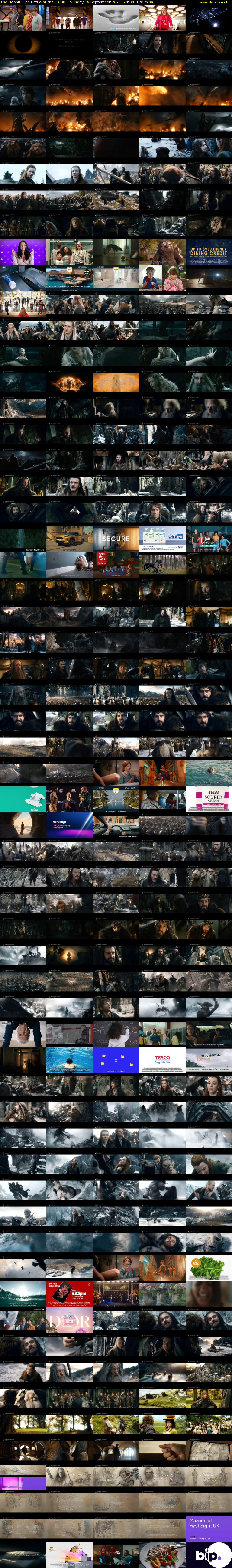 The Hobbit: The Battle of the... (E4) Sunday 19 September 2021 20:00 - 22:50