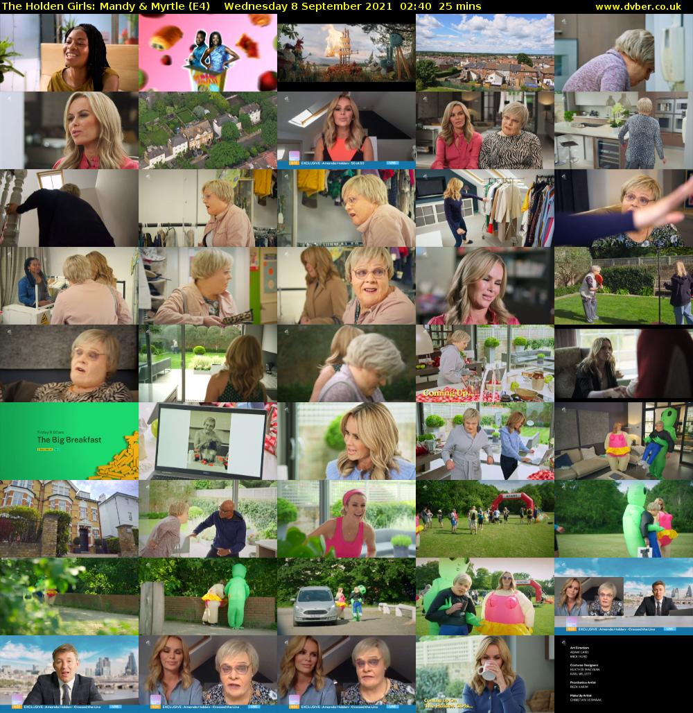The Holden Girls: Mandy & Myrtle (E4) Wednesday 8 September 2021 02:40 - 03:05