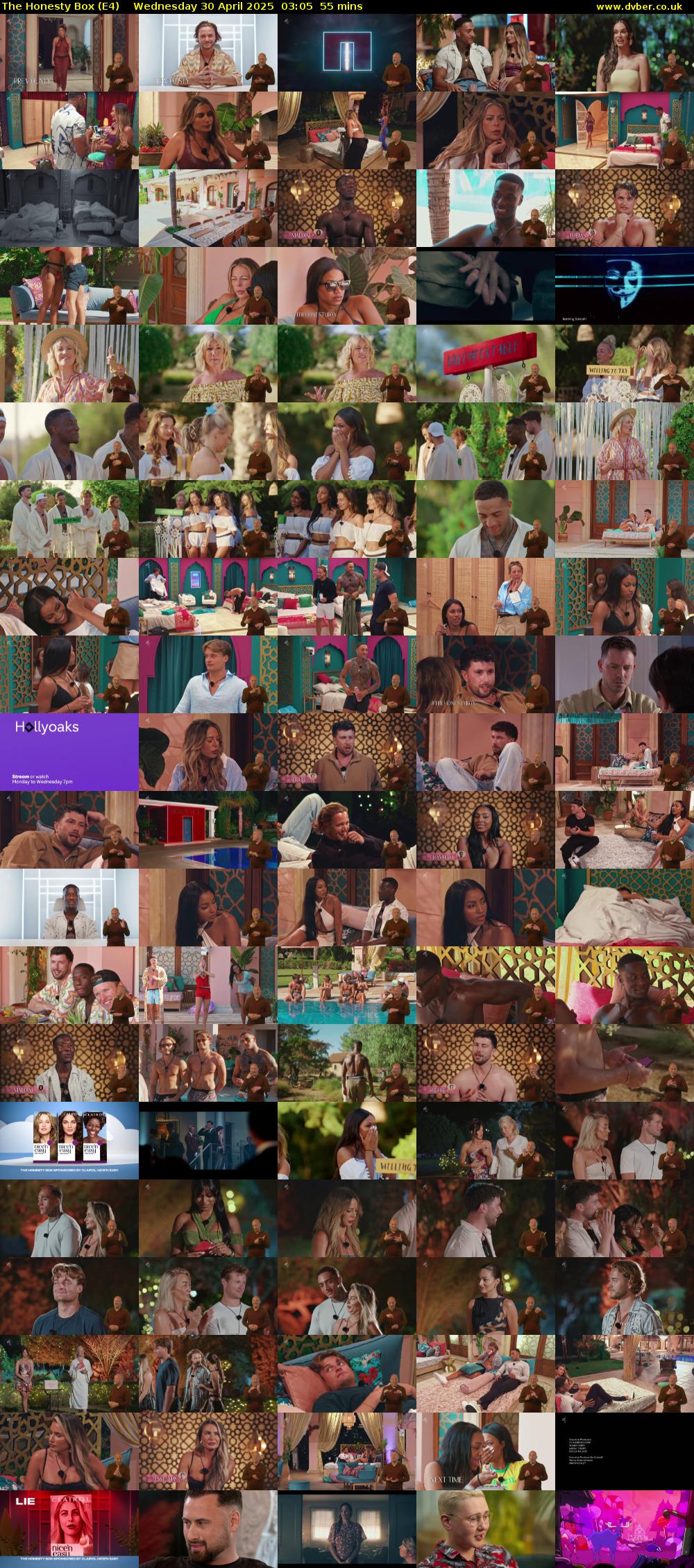 The Honesty Box (E4) Wednesday 30 April 2025 03:05 - 04:00